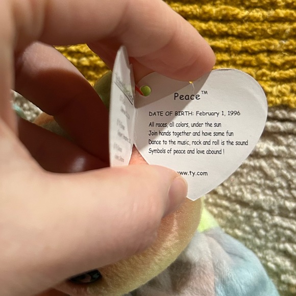 2/$20❤️- TOY | TY Beanie Baby Peace and Halo 2 bears - Picture 4 of 9